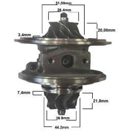 Miez Turbină BMW Seria 1, 2, 3, 4, 5, X1, X3, X4, Z4 - 1997 ccm, 120-245 CP