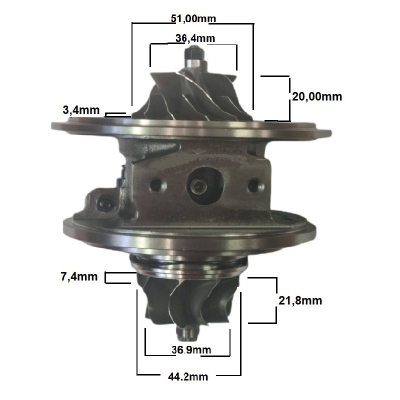 Miez Turbină BMW Seria 1, 2, 3, 4, 5, X1, X3, X4, Z4 - 1997 ccm, 120-245 CP